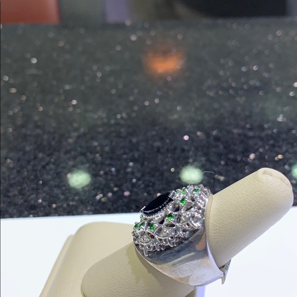 Silver Multi Colored Ring - image 2